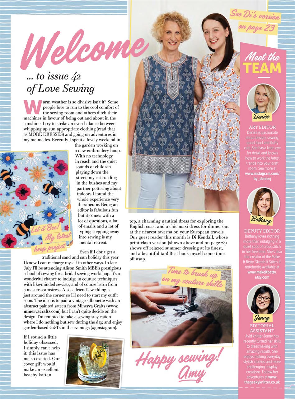 Love Sewing Preview Pages