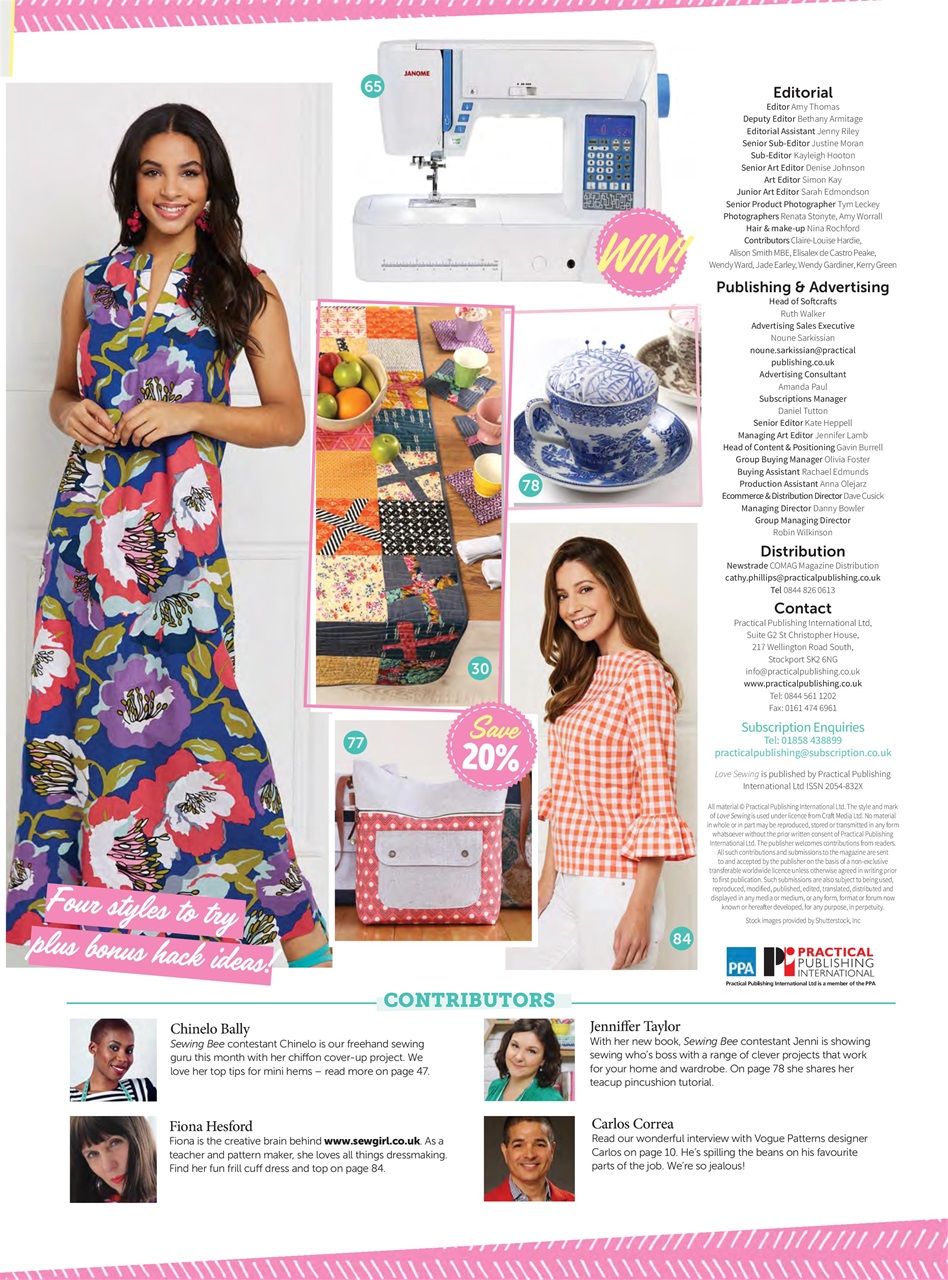 Love Sewing Preview Pages