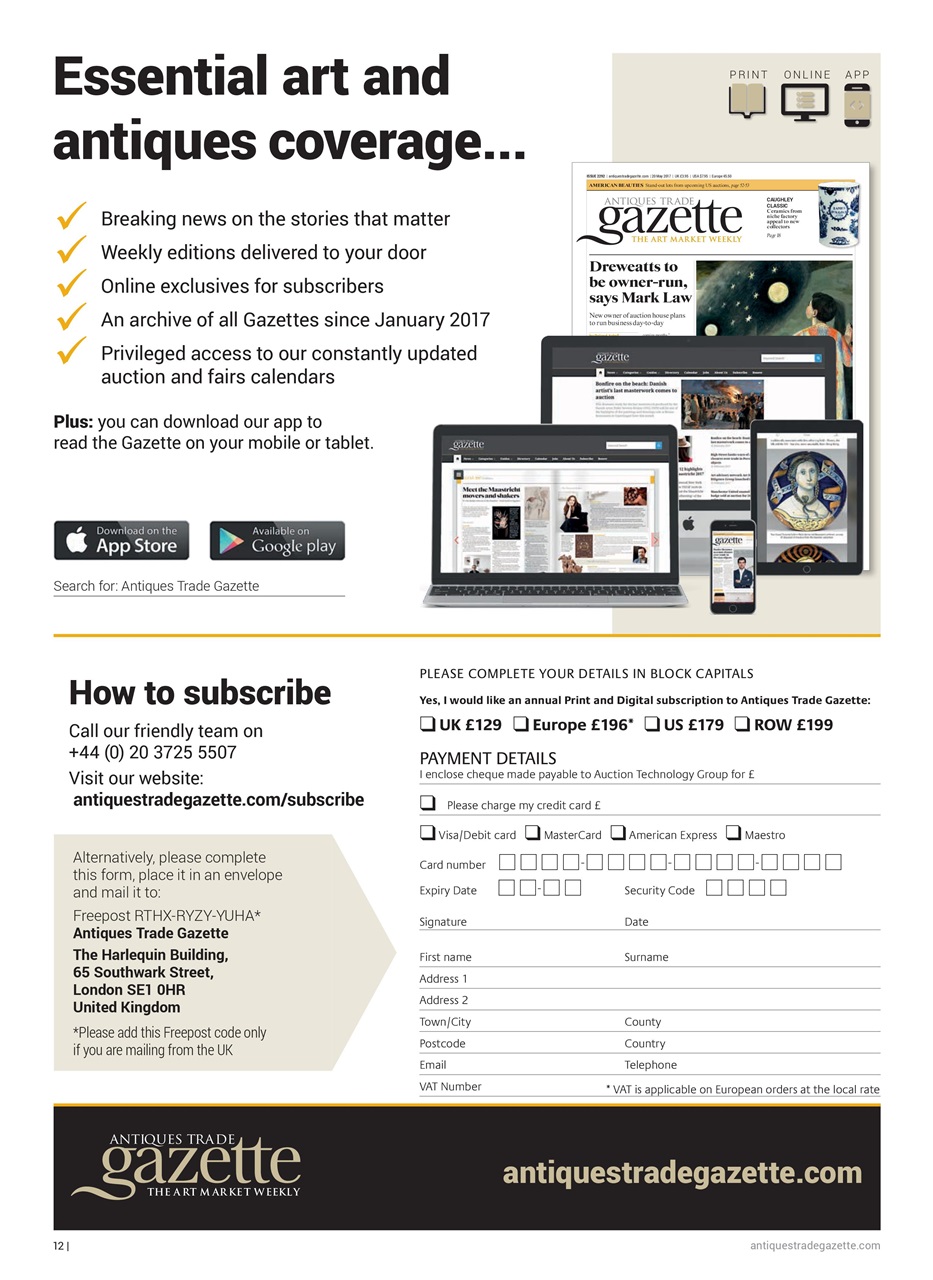 Antiques Trade Gazette Preview Pages