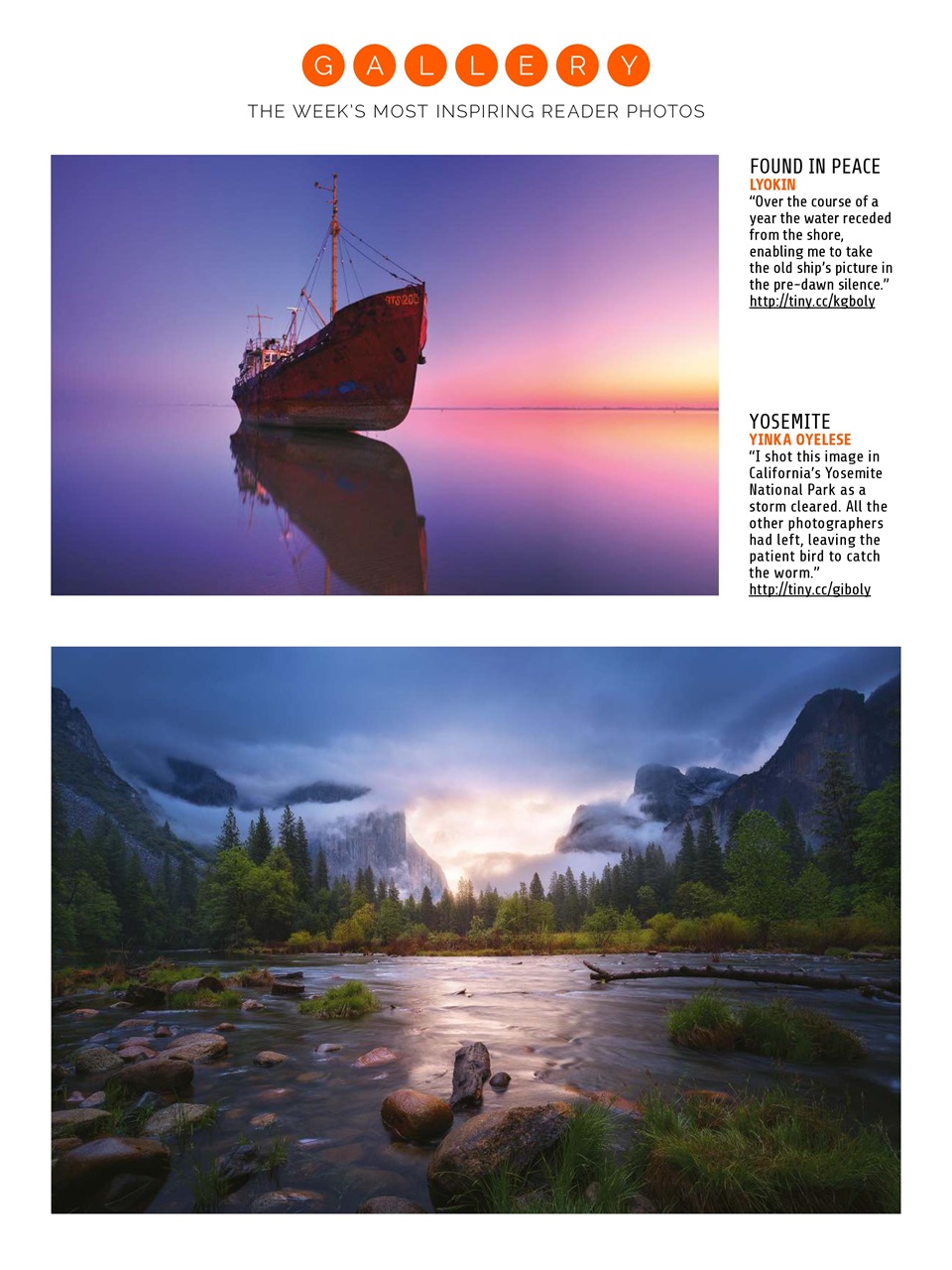 Photography Week Preview Pages