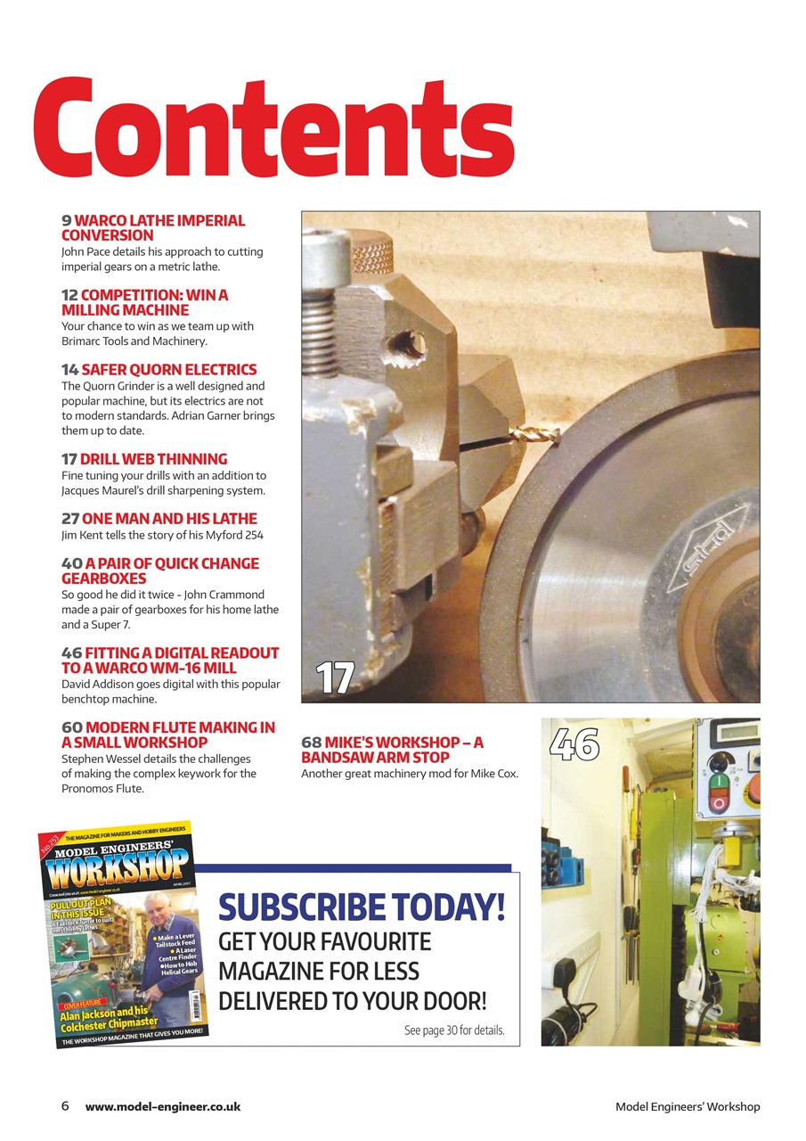 Model Engineer & Workshop Magazine Preview Pages