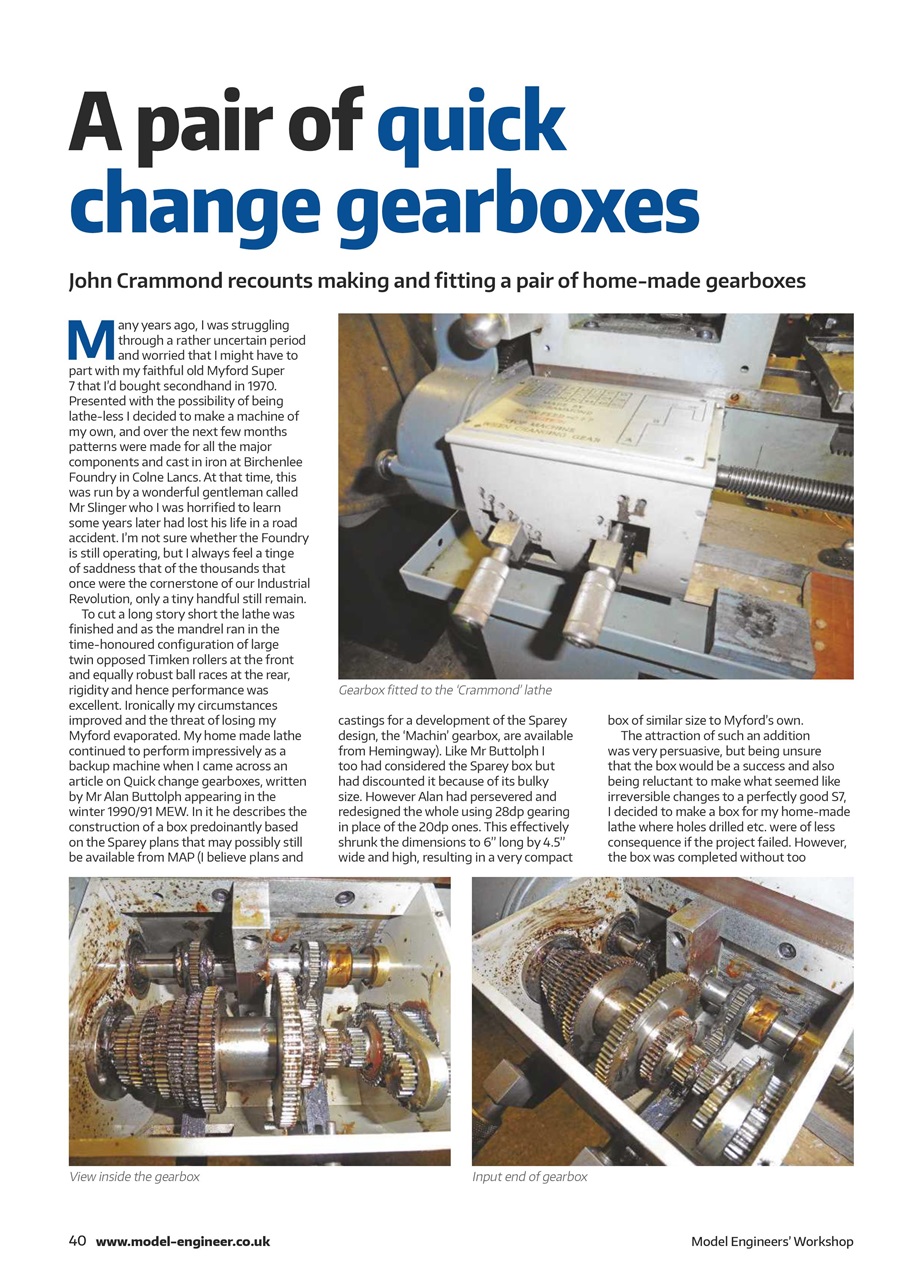 Model Engineer & Workshop Magazine Preview Pages