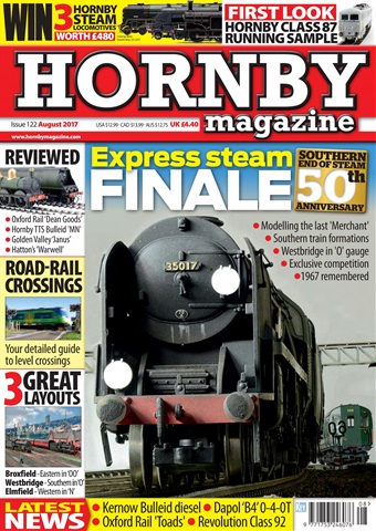 Hornby Magazine issue   August 2017