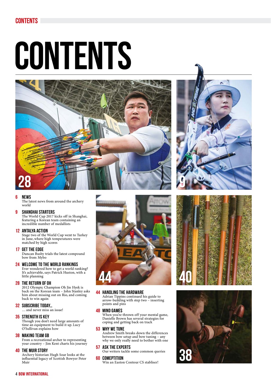 Bow International Preview Pages