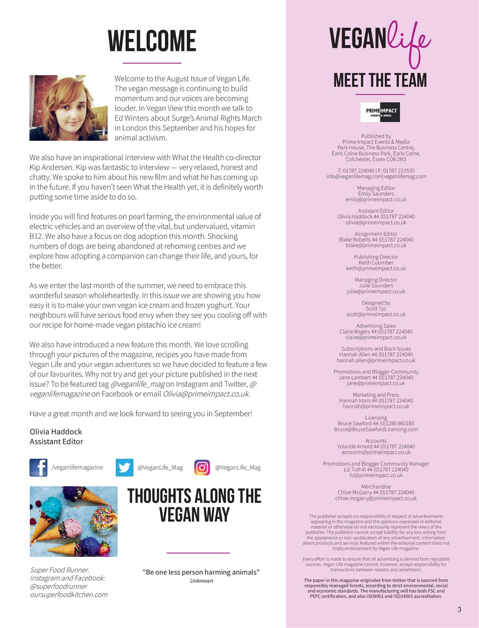 Vegan Life Preview Pages