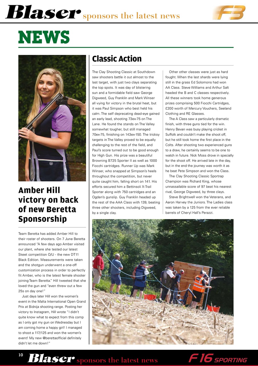 Clay Shooting Preview Pages