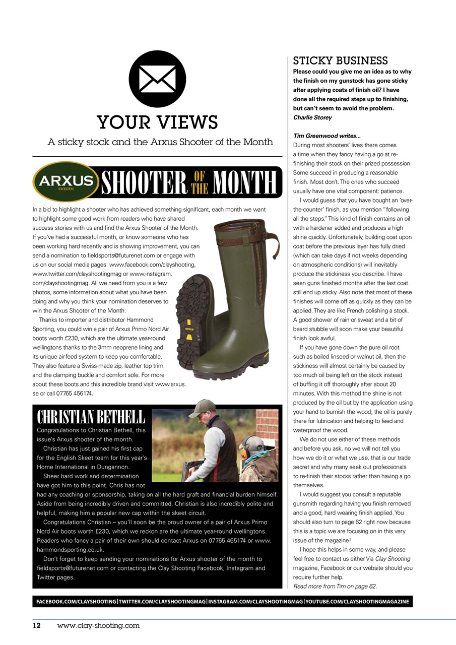 Clay Shooting Preview Pages