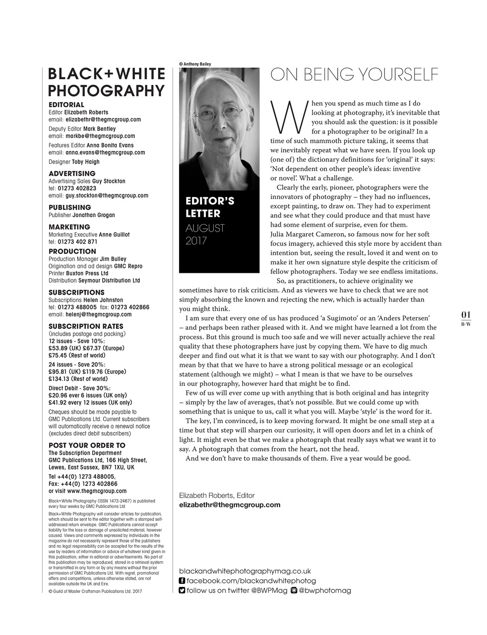 Black+White Photography Preview Pages
