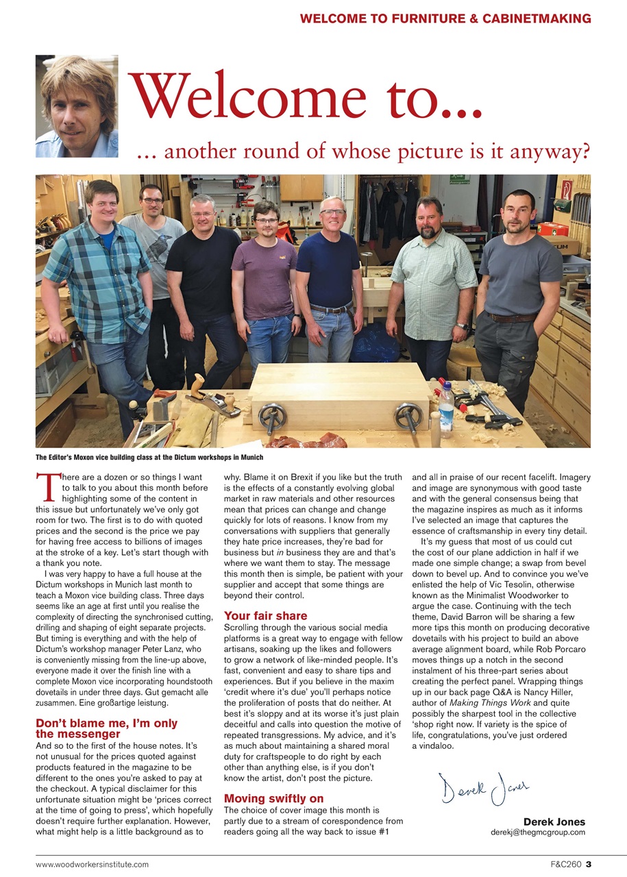Furniture & Cabinetmaking Preview Pages