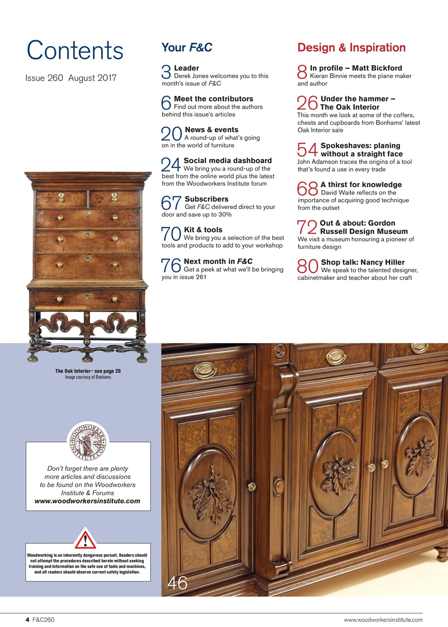 Furniture & Cabinetmaking Preview Pages