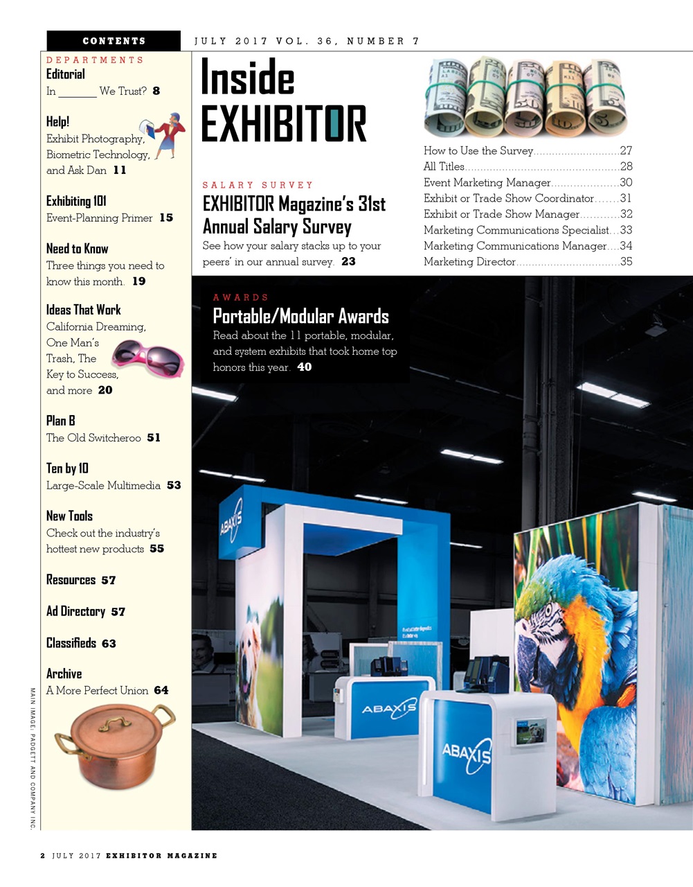 EXHIBITOR Magazine Preview Pages