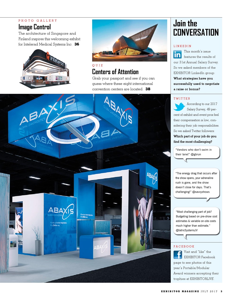 EXHIBITOR Magazine Preview Pages