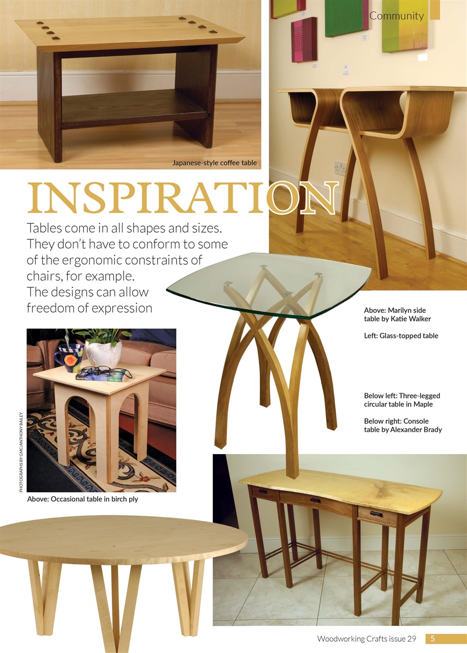 Woodworking Crafts Magazine Preview Pages
