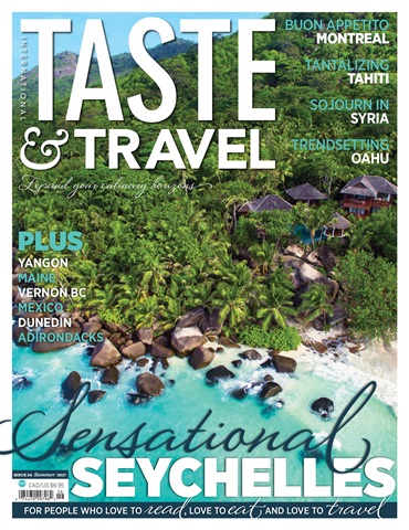 Taste & Travel International issue Summer 2017