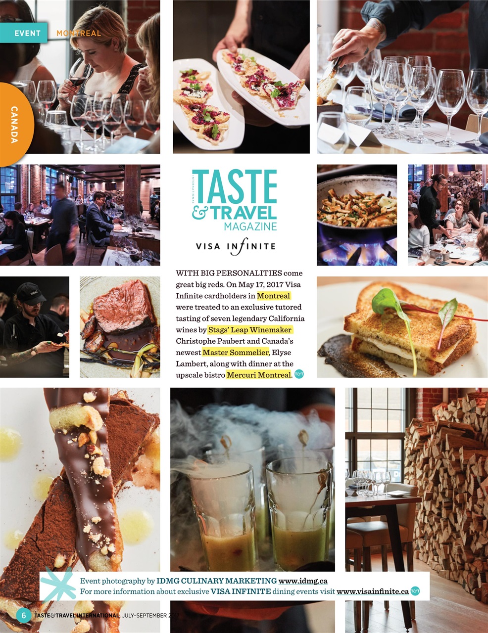Taste & Travel International Preview Pages