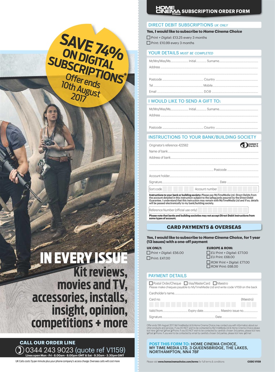Home Cinema Choice Preview Pages