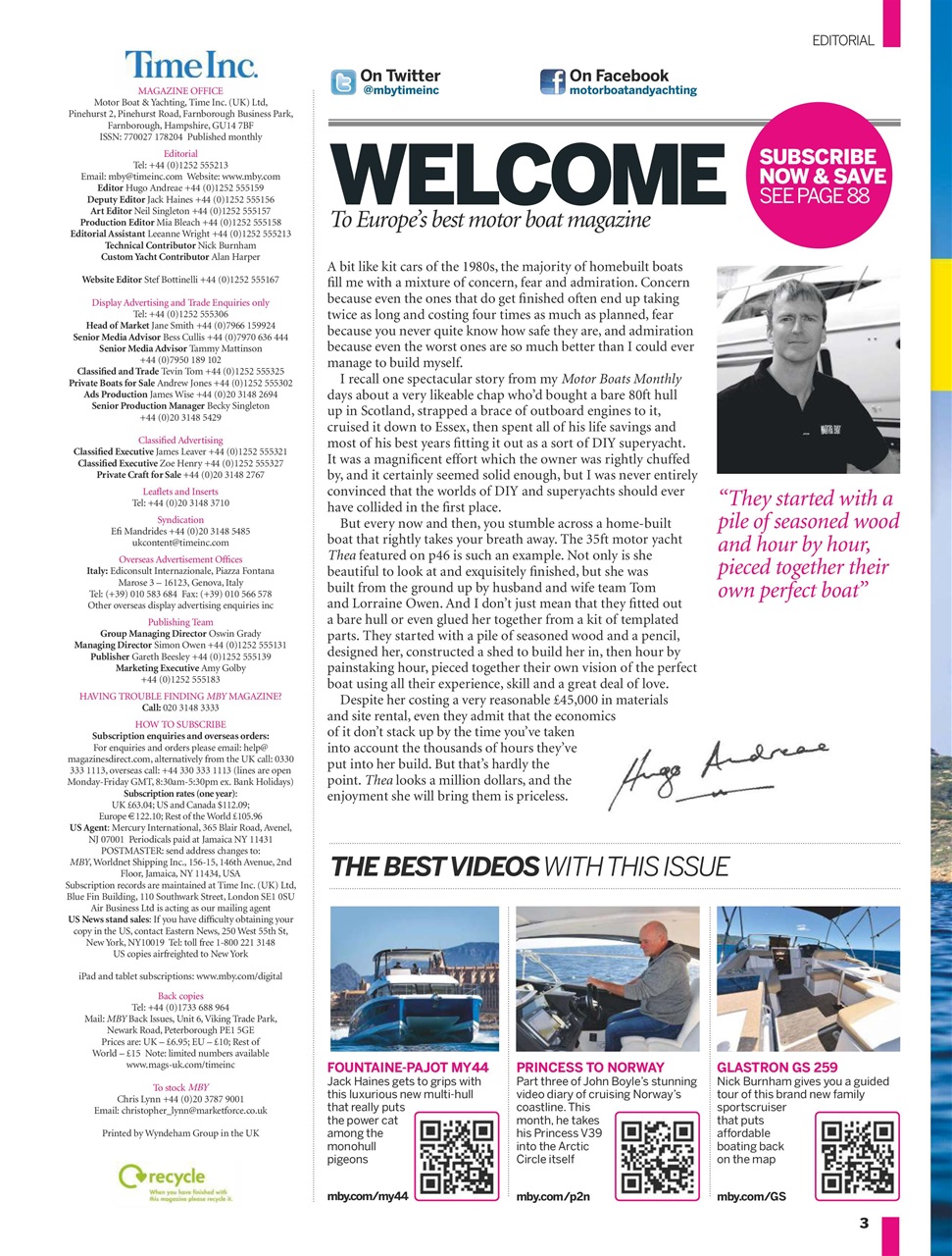 Motorboat & Yachting Preview Pages