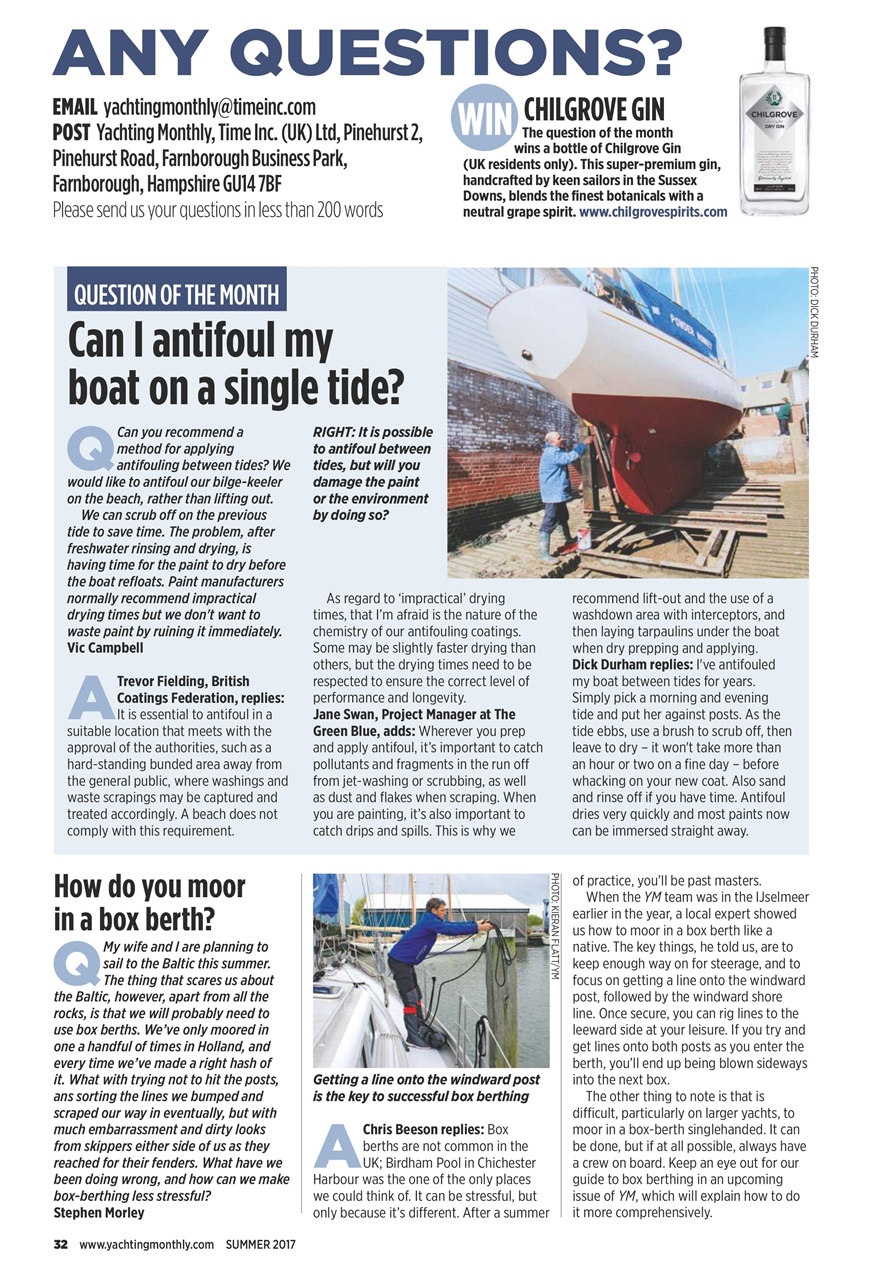 Yachting Monthly Preview Pages