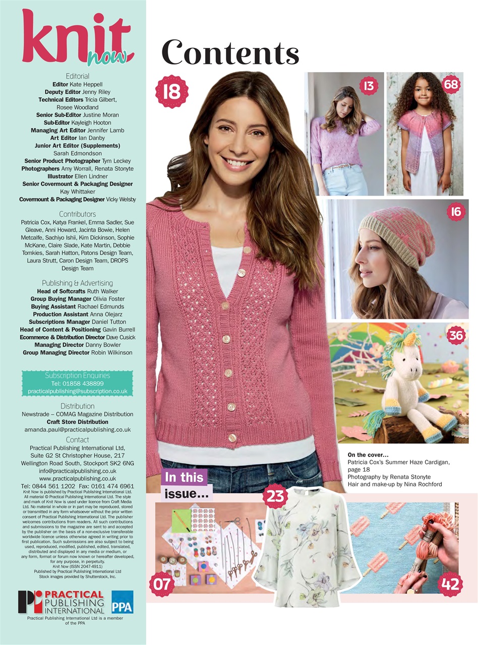 Knit Now Preview Pages