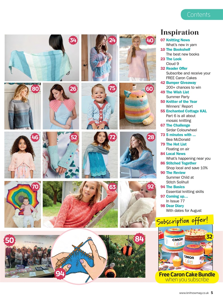 Knit Now Preview Pages