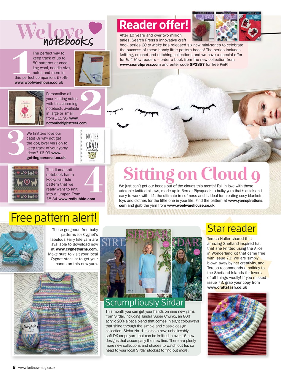 Knit Now Preview Pages