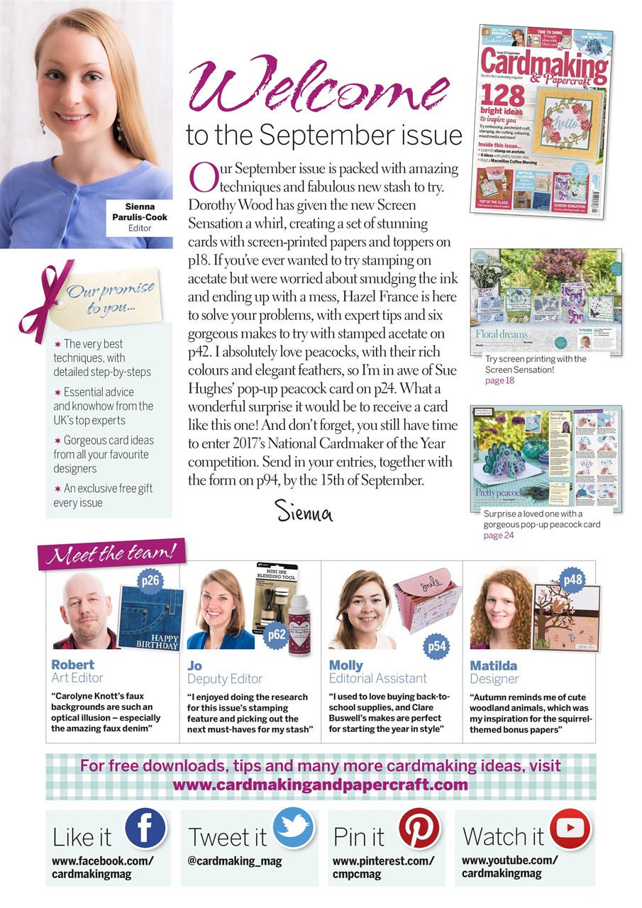Cardmaking & Papercraft Preview Pages