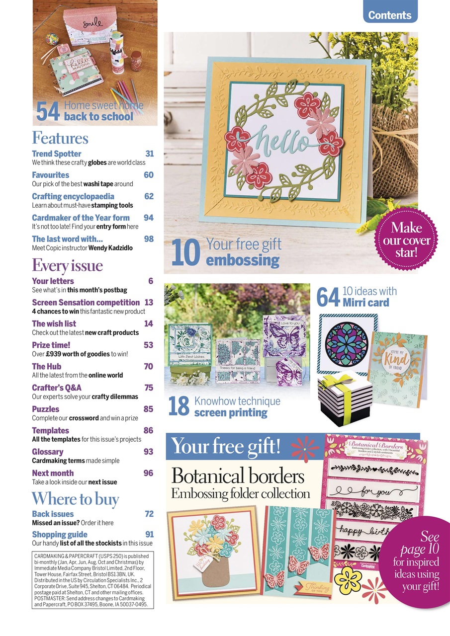 Cardmaking & Papercraft Preview Pages