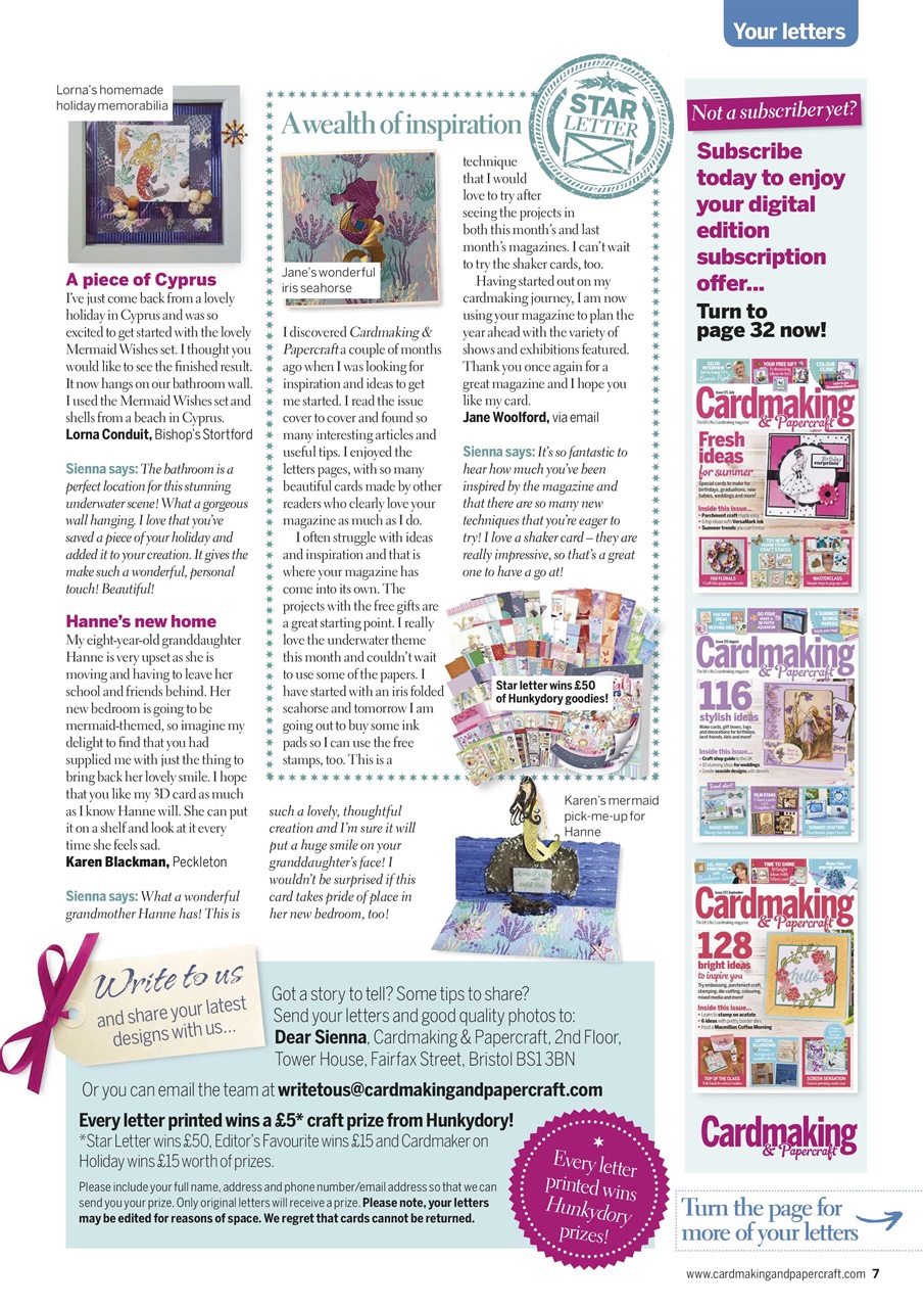 Cardmaking & Papercraft Preview Pages