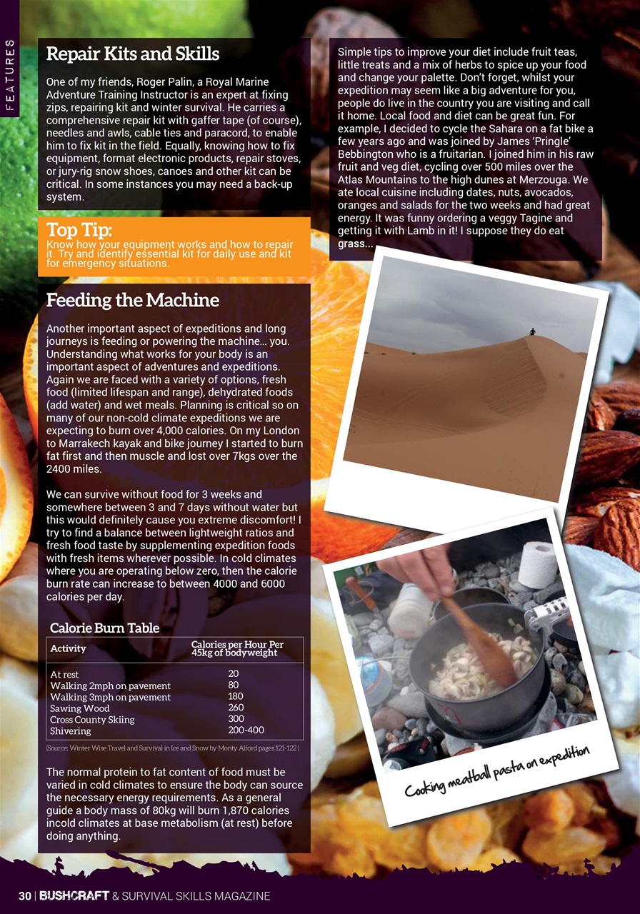 Bushcraft & Survival Skills Magazine Preview Pages