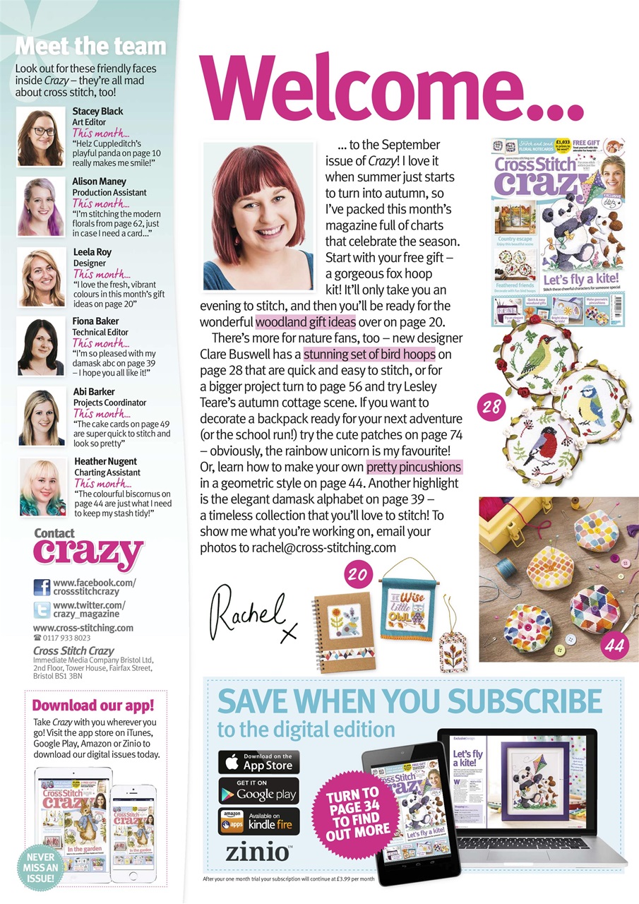 Cross Stitch Crazy Preview Pages