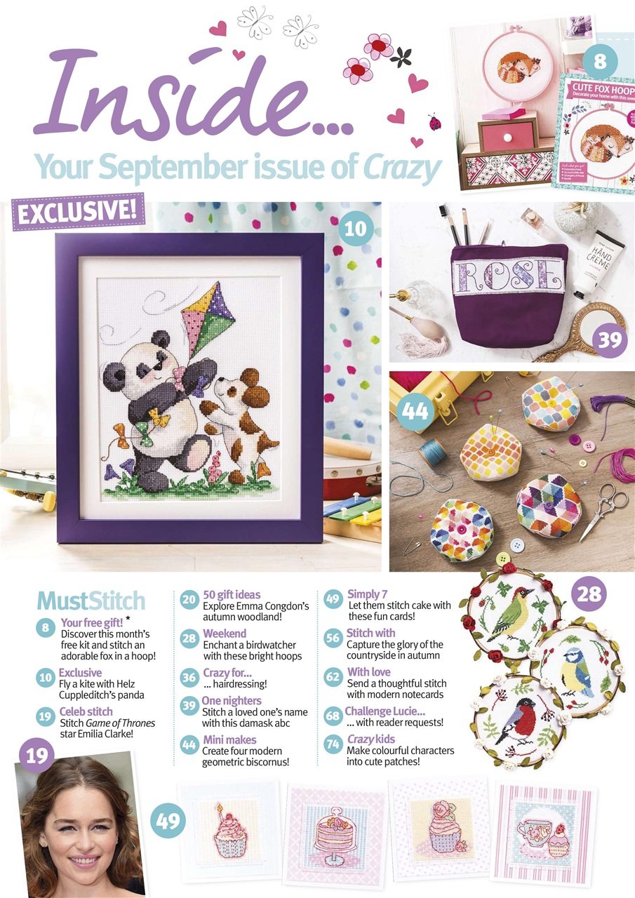 Cross Stitch Crazy Preview Pages