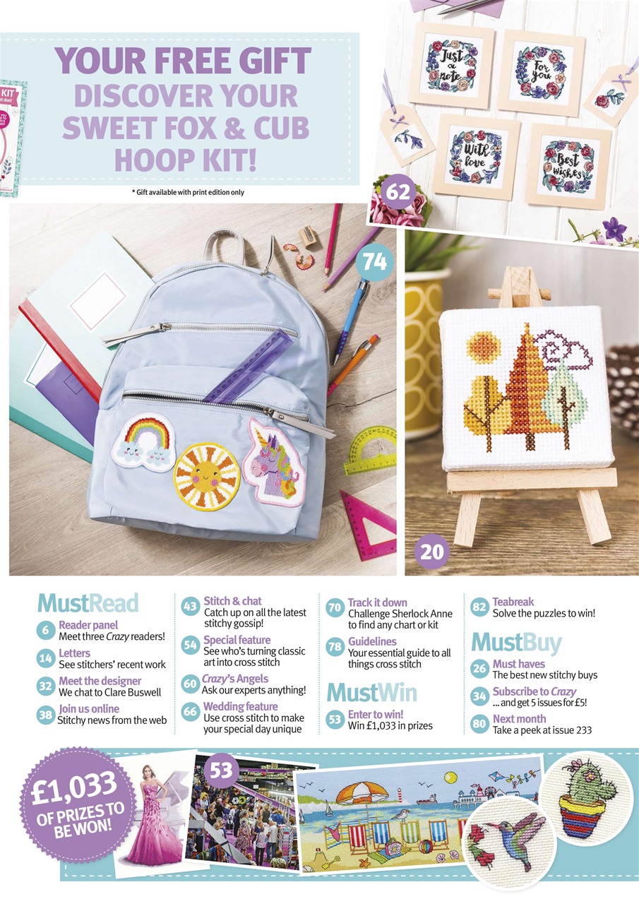 Cross Stitch Crazy Preview Pages