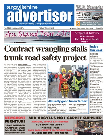 Argyllshire Advertiser issue 7th July 2017