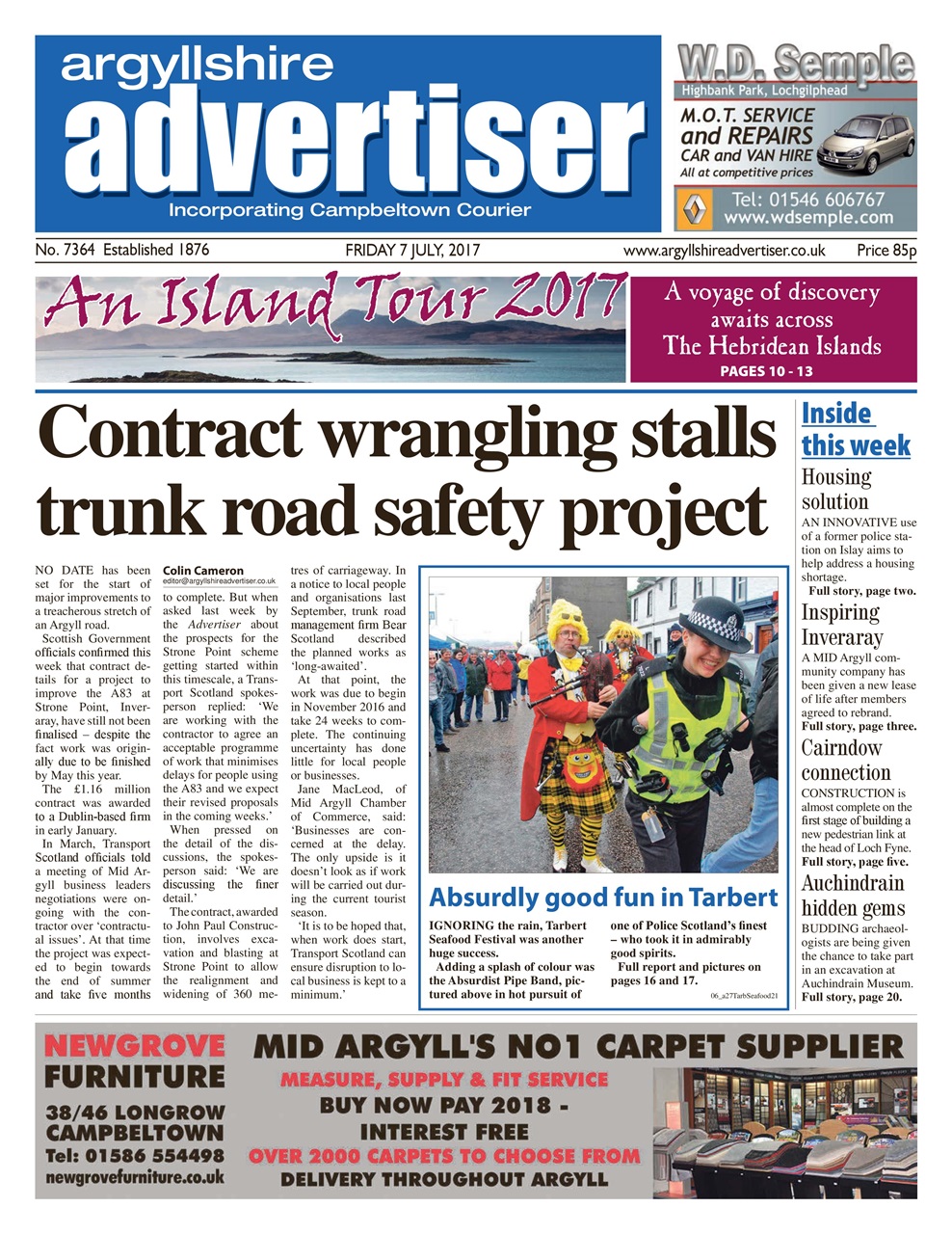 Argyllshire Advertiser Preview Pages