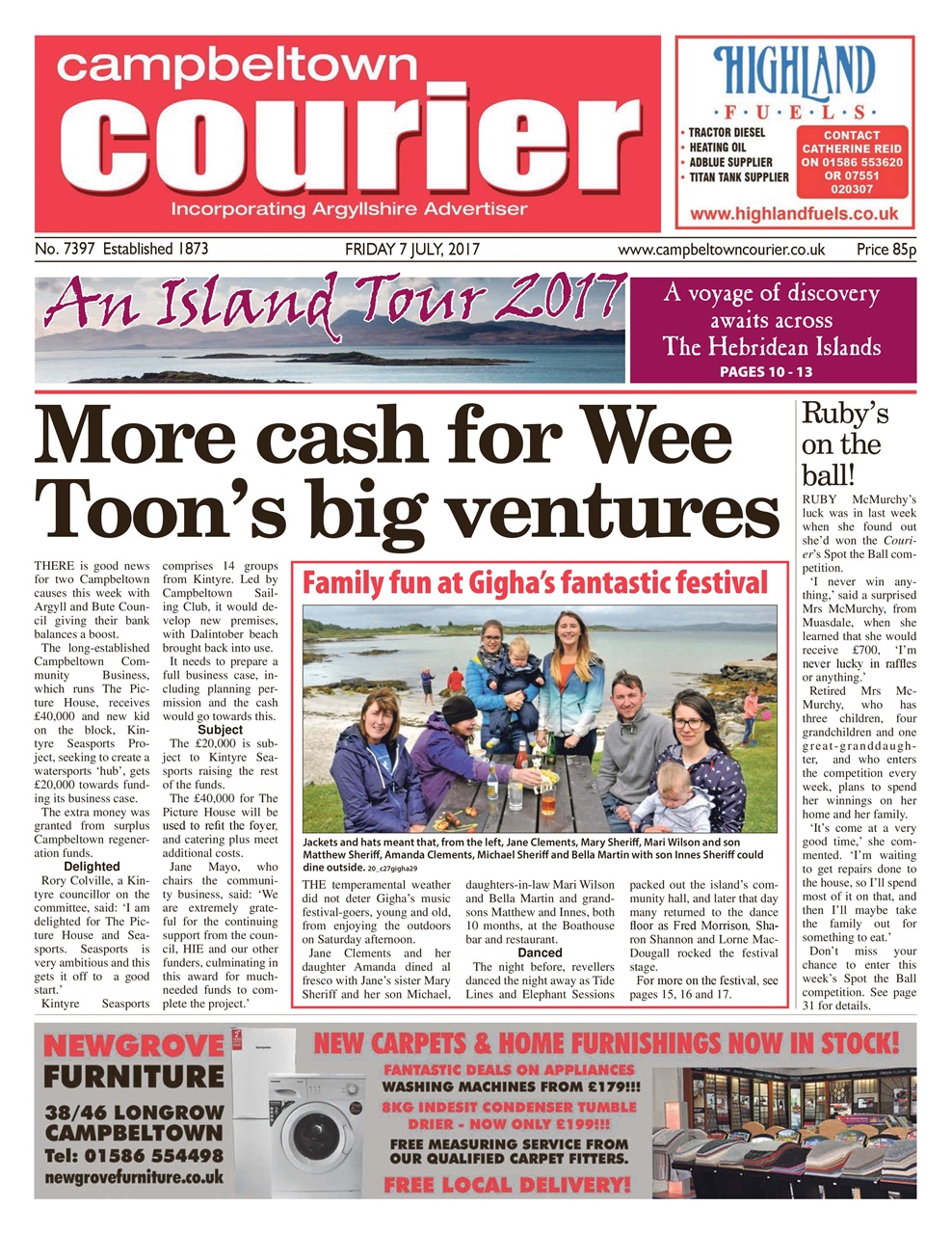 Campbeltown Courier Preview Pages