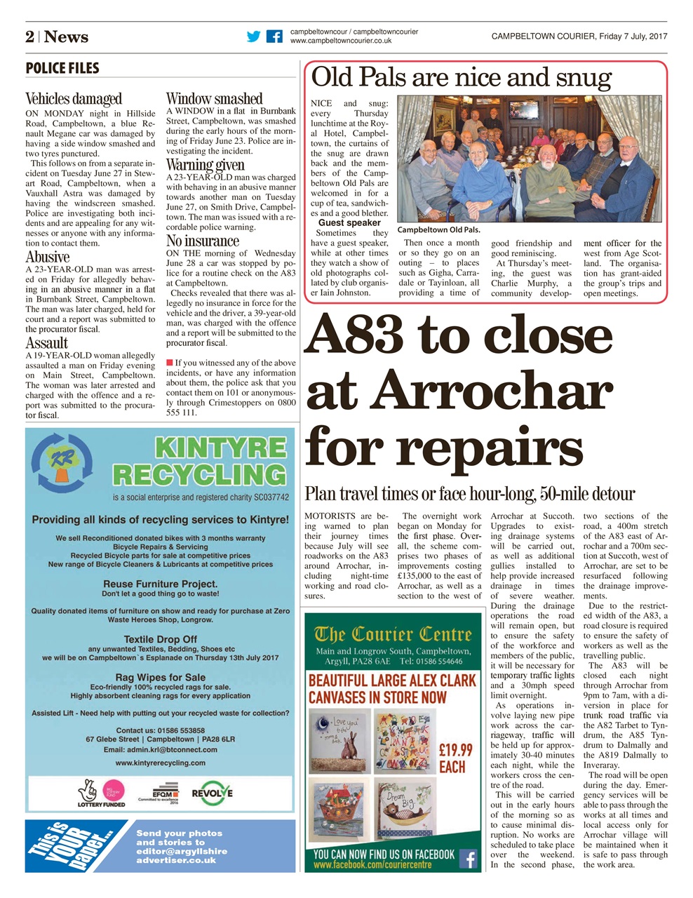 Campbeltown Courier Preview Pages