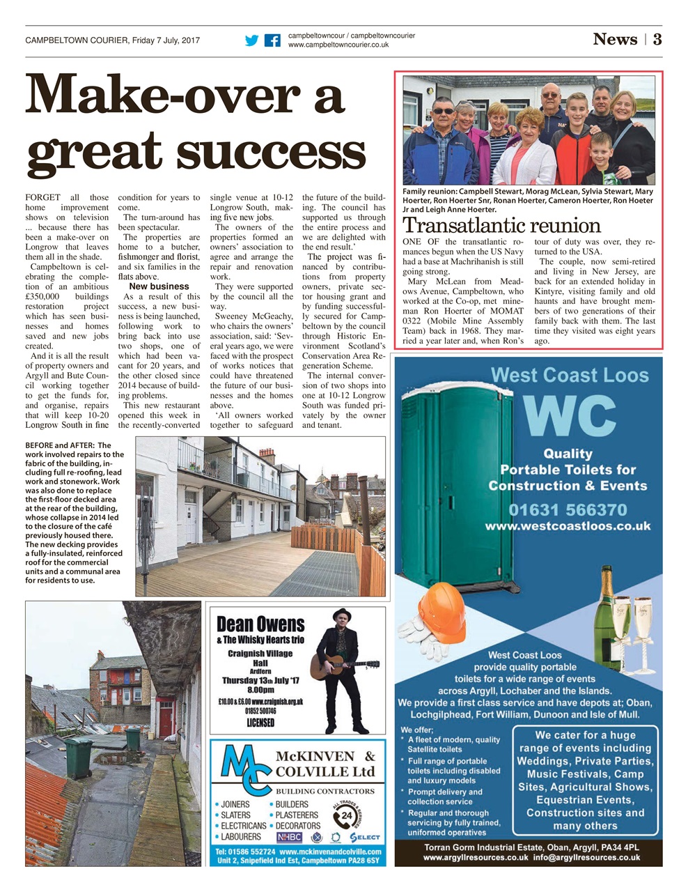 Campbeltown Courier Preview Pages