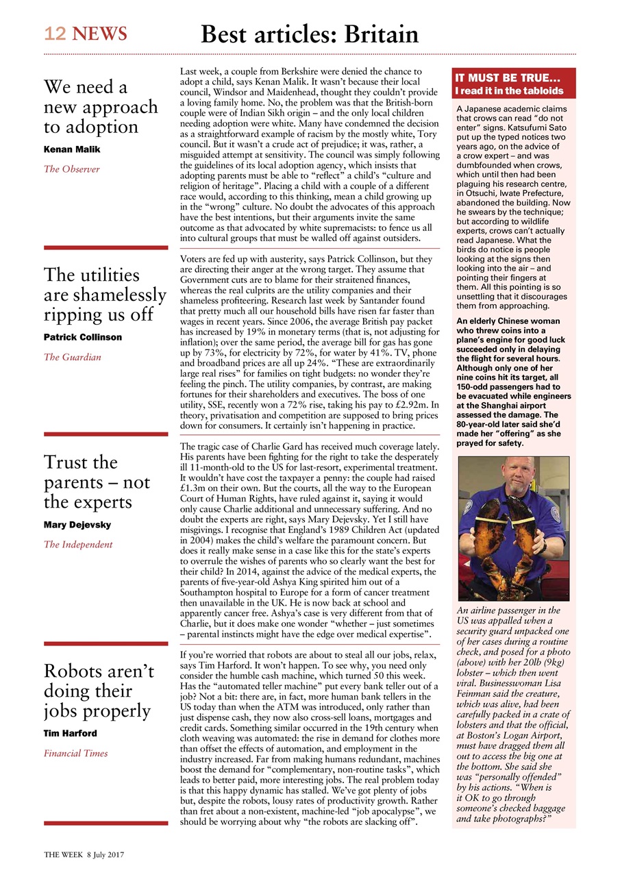 The Week Preview Pages