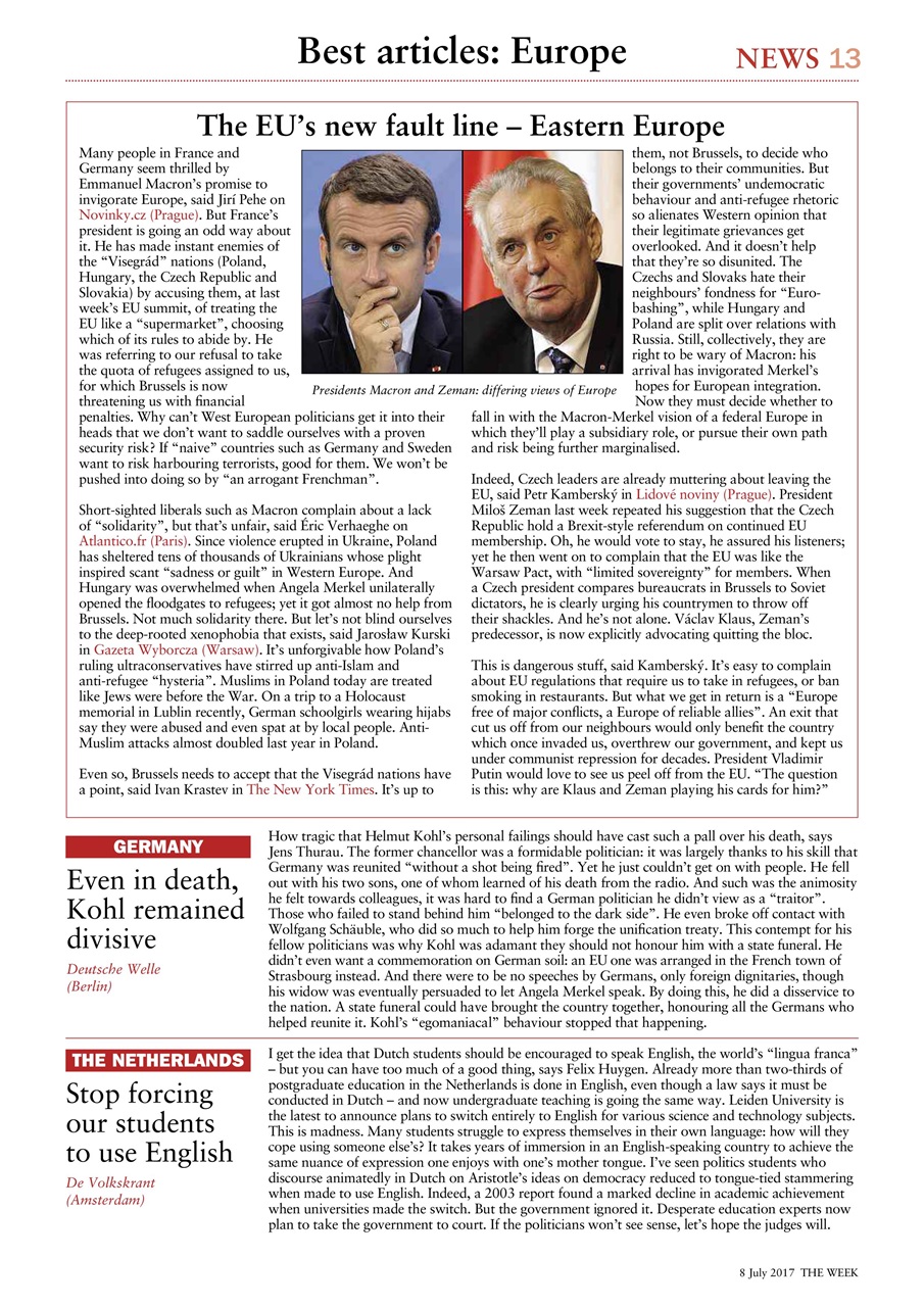 The Week Preview Pages