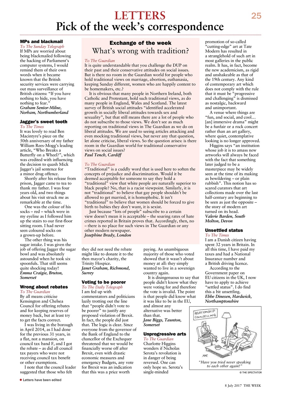 The Week Preview Pages