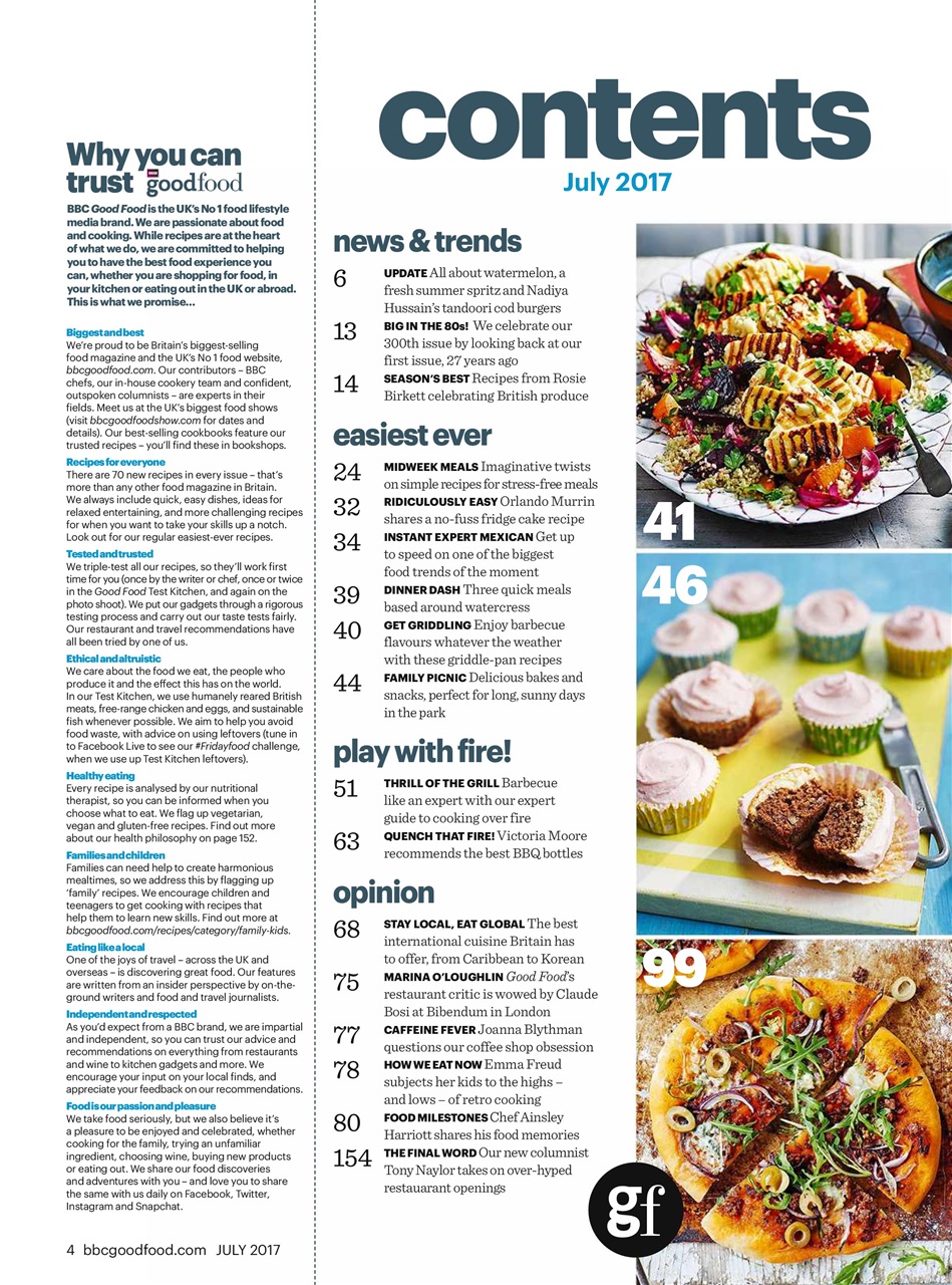 Good Food Magazine Preview Pages