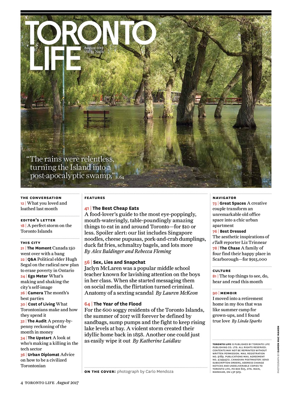 Toronto Life Preview Pages