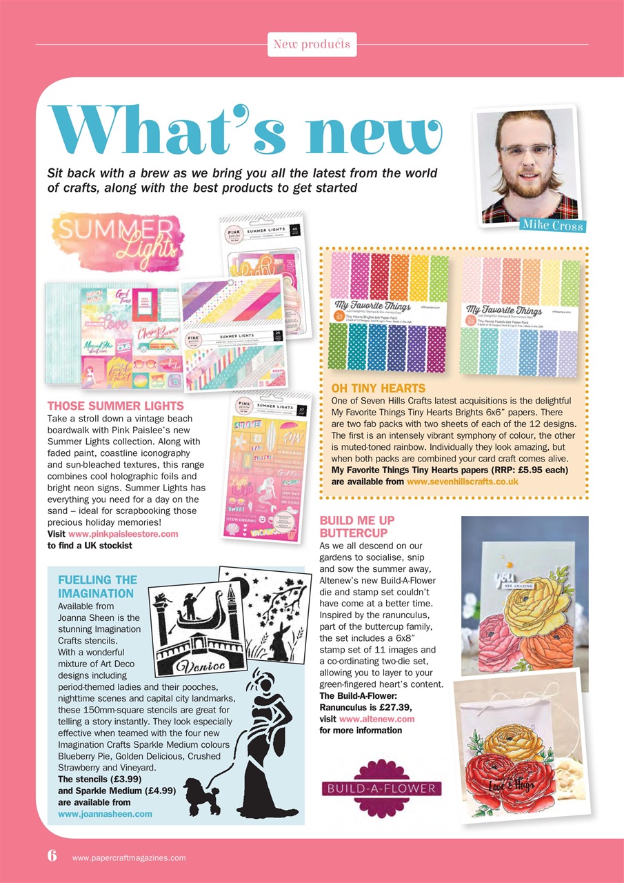 Simply Cards & Papercraft Preview Pages