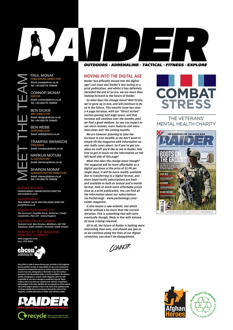 Raider Preview Pages