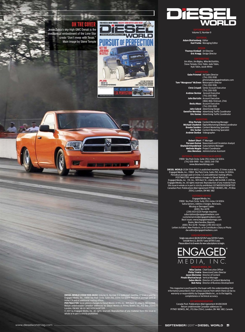 Diesel World Preview Pages