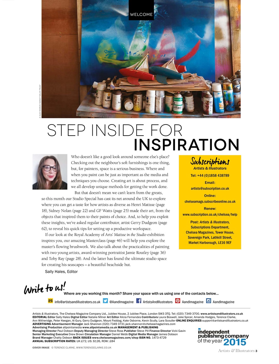 Artists & Illustrators Preview Pages