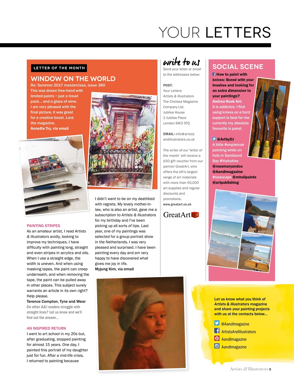 Artists & Illustrators Preview Pages