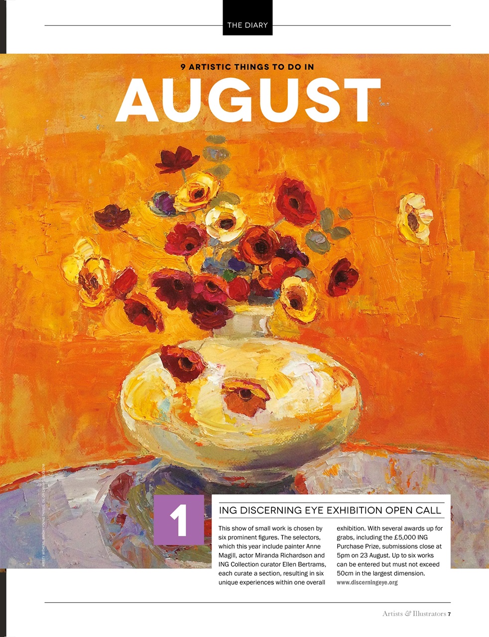 Artists & Illustrators Preview Pages