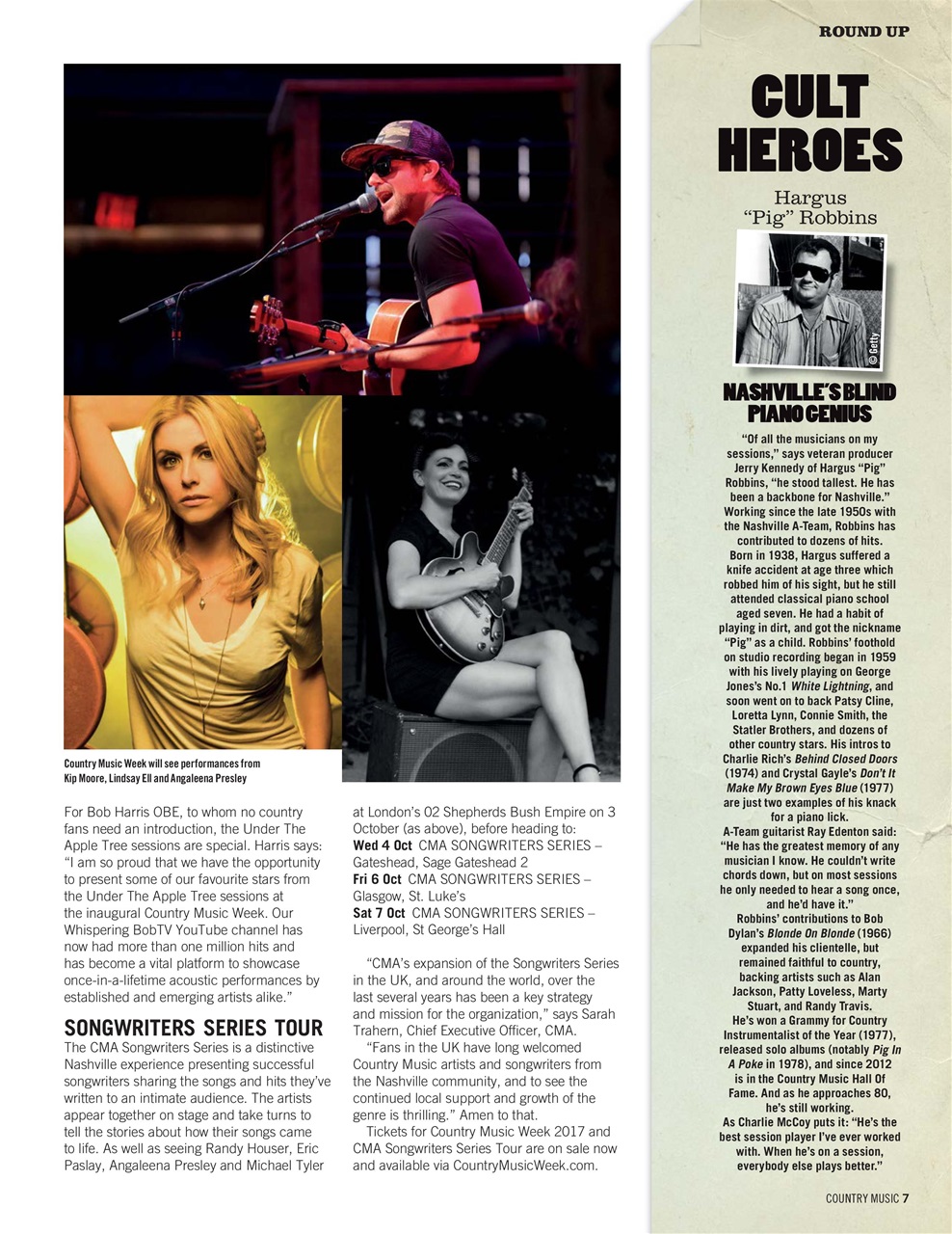 Country Music Preview Pages