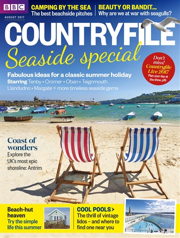 BBC Countryfile Magazine issue August 2017